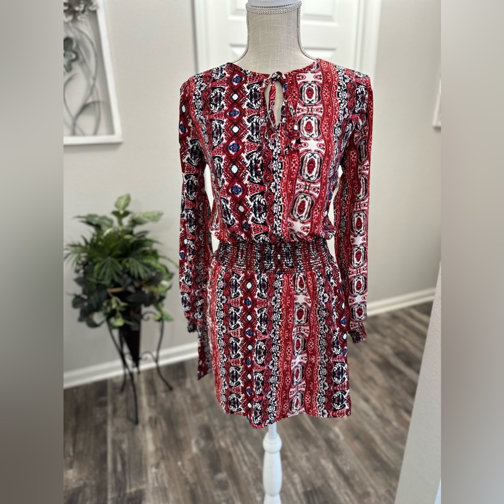 Juniper Blu South Moon Under Women’s Long Sleeve Mini Dress Size S